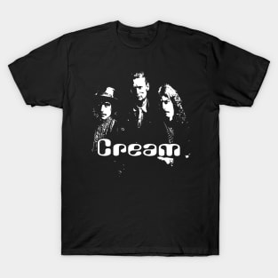 Cream Retro 70s Tribute Icons T-Shirt